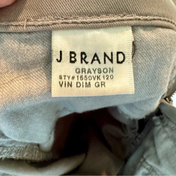 J Brand Grayson Military Cargo Skinny Jeans in vintage dim grey - Picture 8 of 9